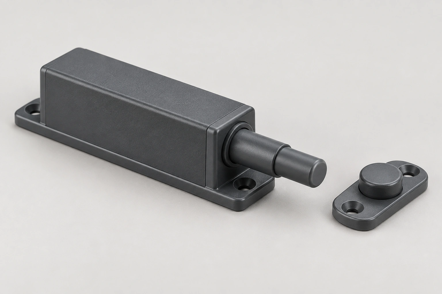 Push latch pintu kabinet — tampilan utama