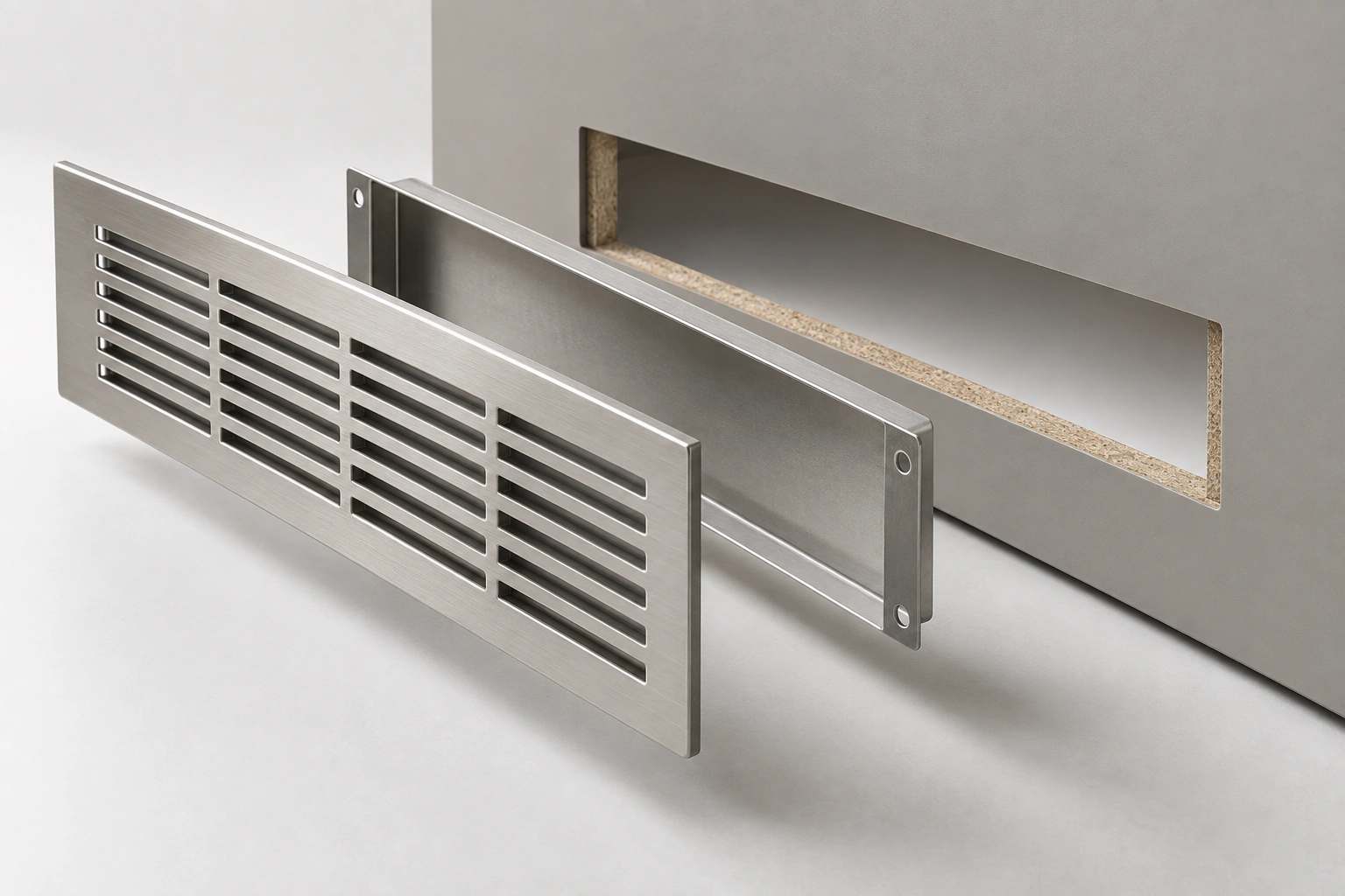 Cabinet ventilation grille — project application view