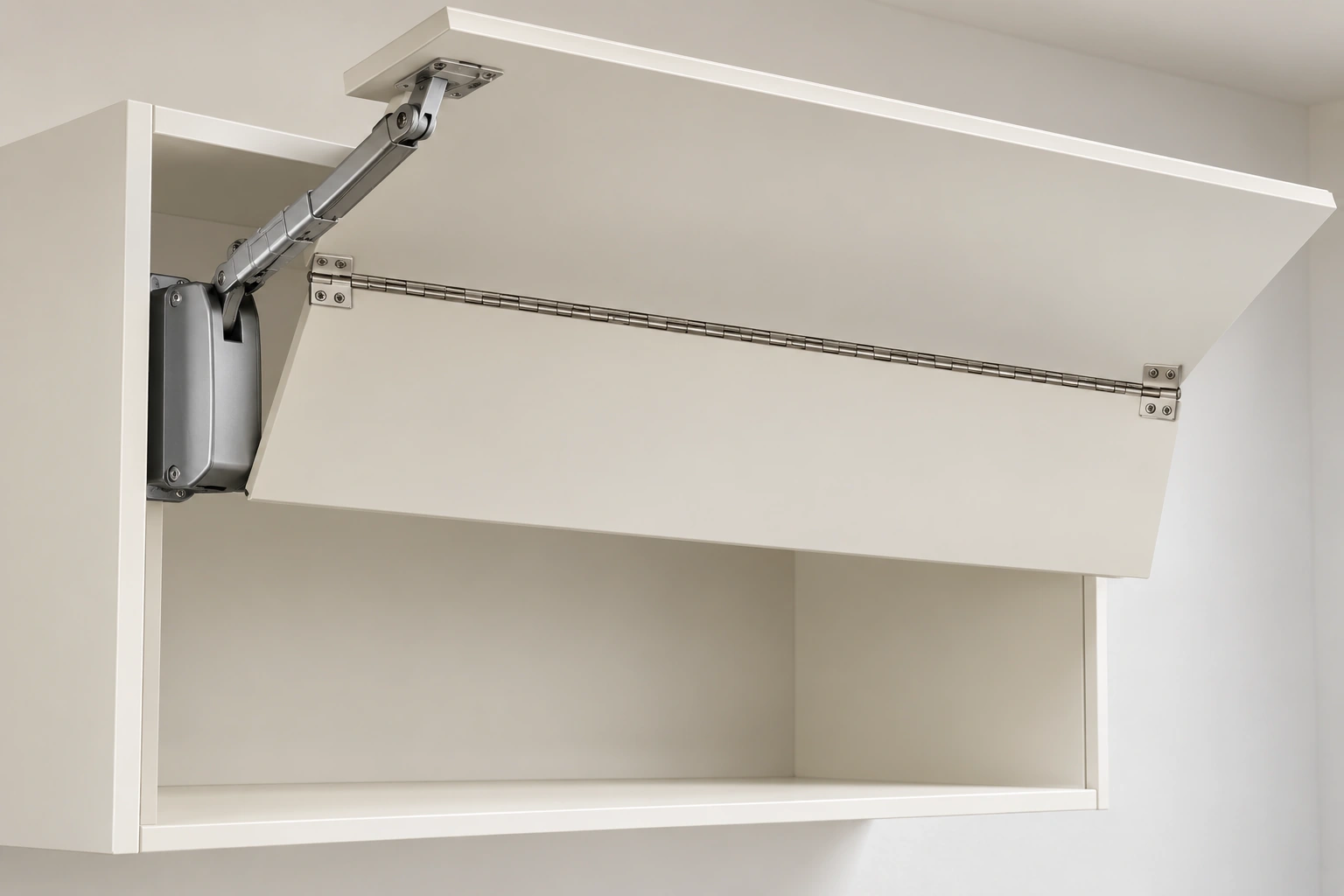 Bi-fold lift door support — functional detail view