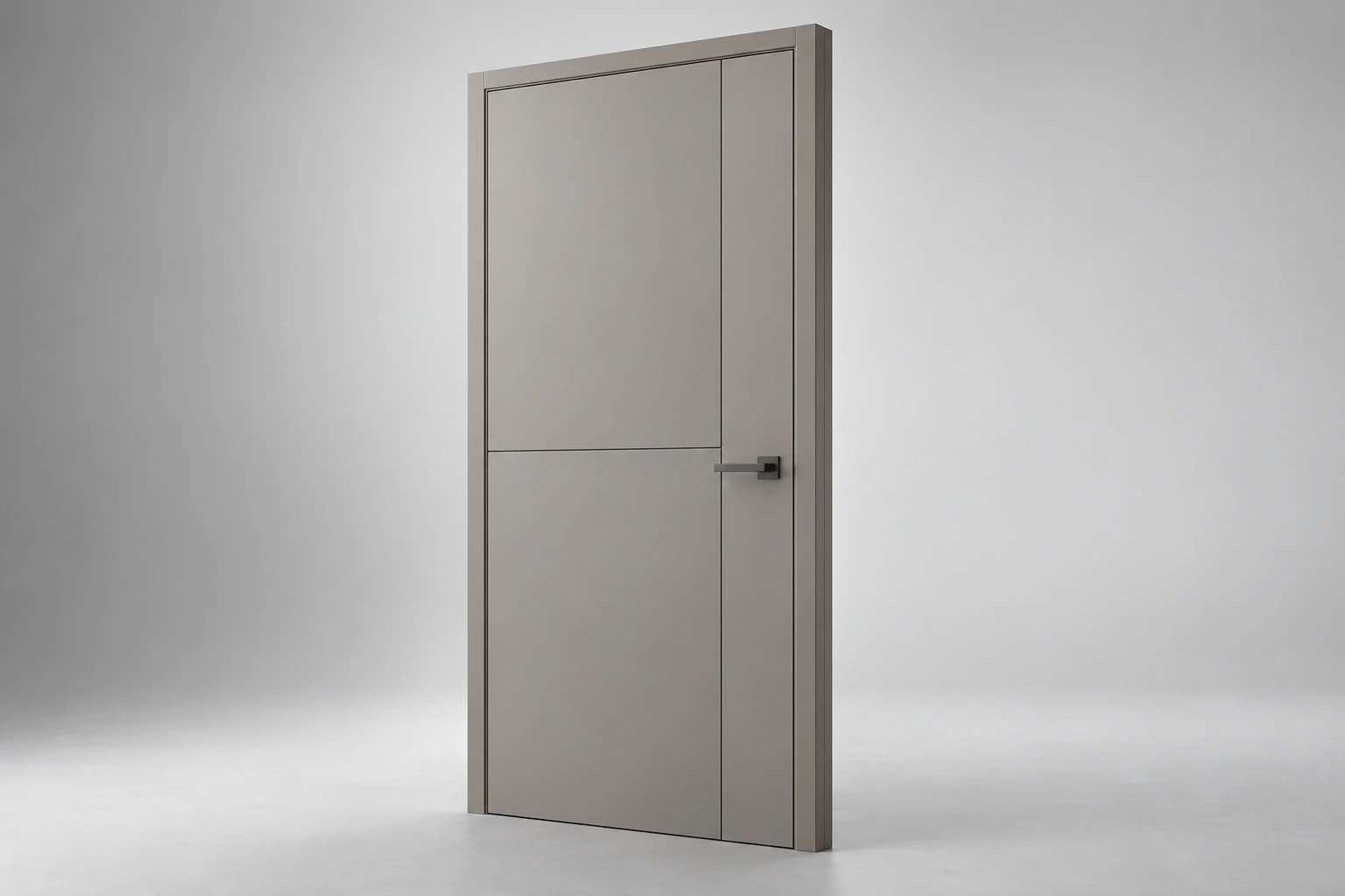 Pintu dalaman komposit permukaan PET/melamina dengan sambungan berisi · Sampel bahan