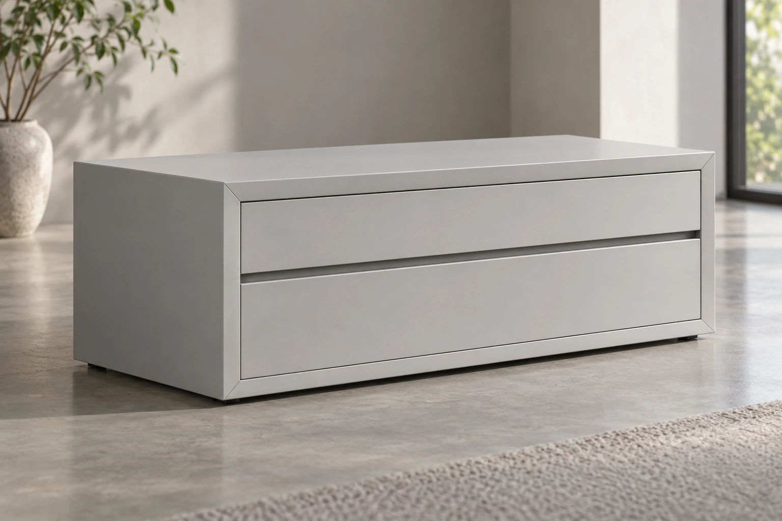 Karkas kabinet MDF salutan serbuk sambungan 45° · Sampel bahan