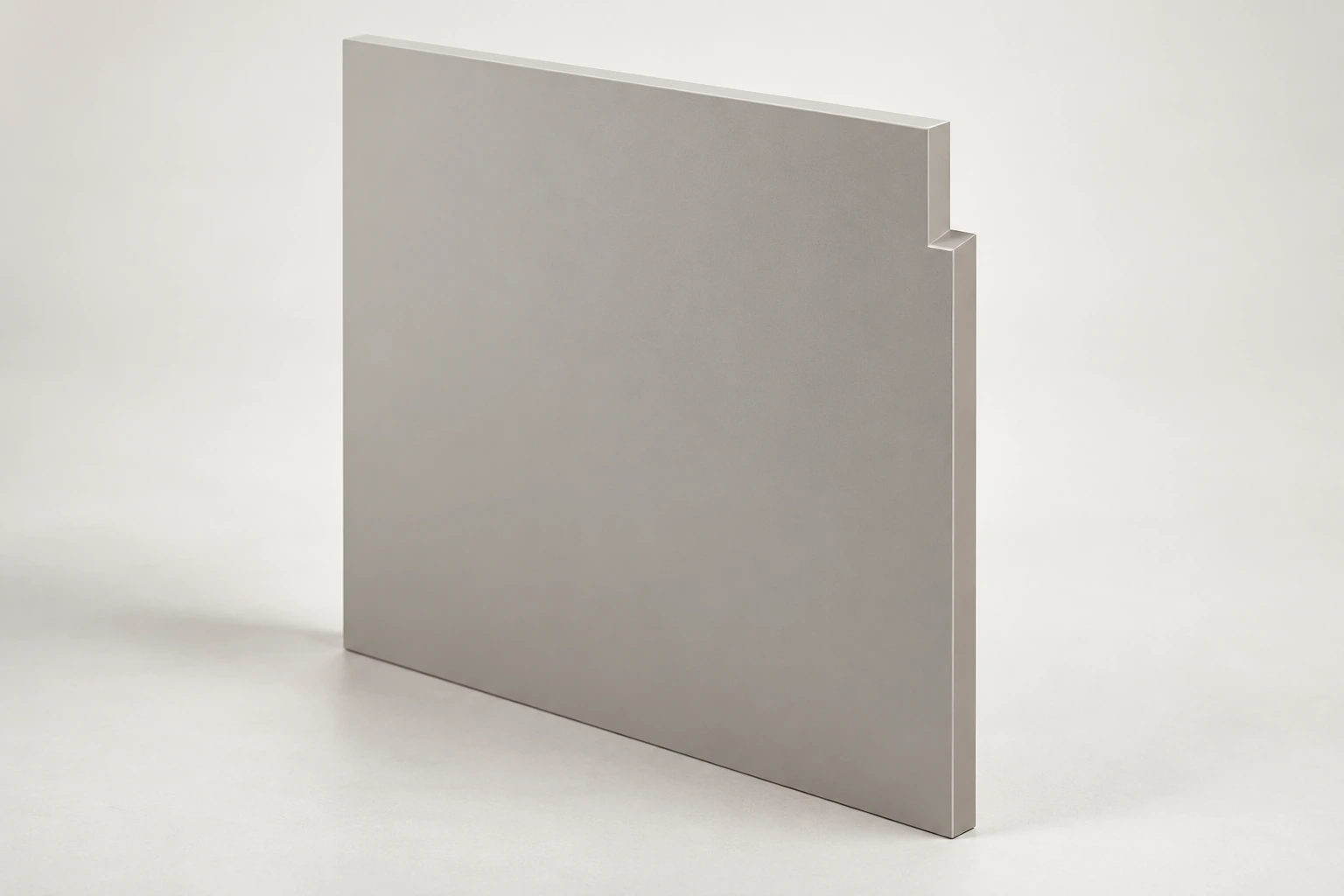 Panel dinding pintu tersembunyi 9 mm berlamina PVC satu muka dengan takuk · Sampel bahan