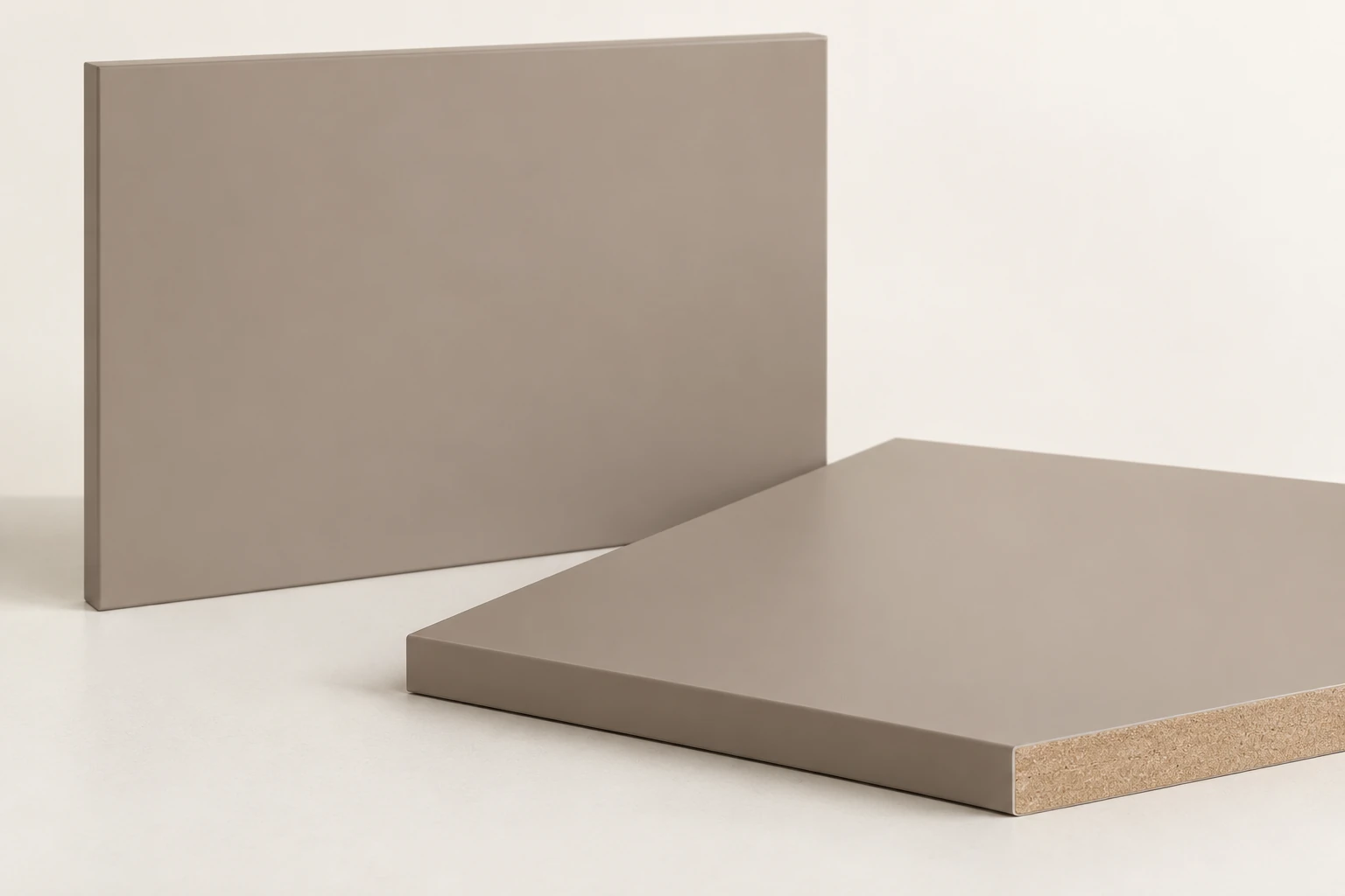 Papan gentian ketumpatan sederhana gred ENF · Finished Face And Raw Edge