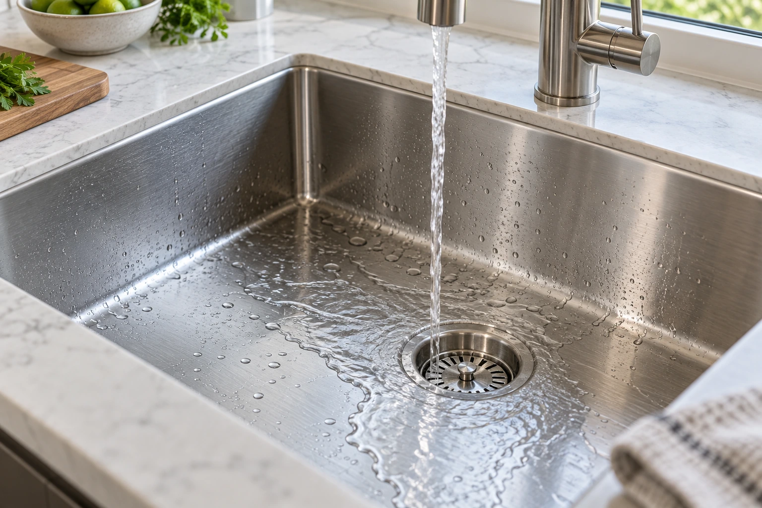 طلاء سطحي نانوي كاره للماء · Sink application