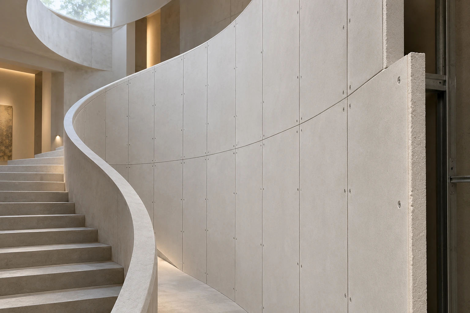 لوح سيليكات الكالسيوم · Architectural board application