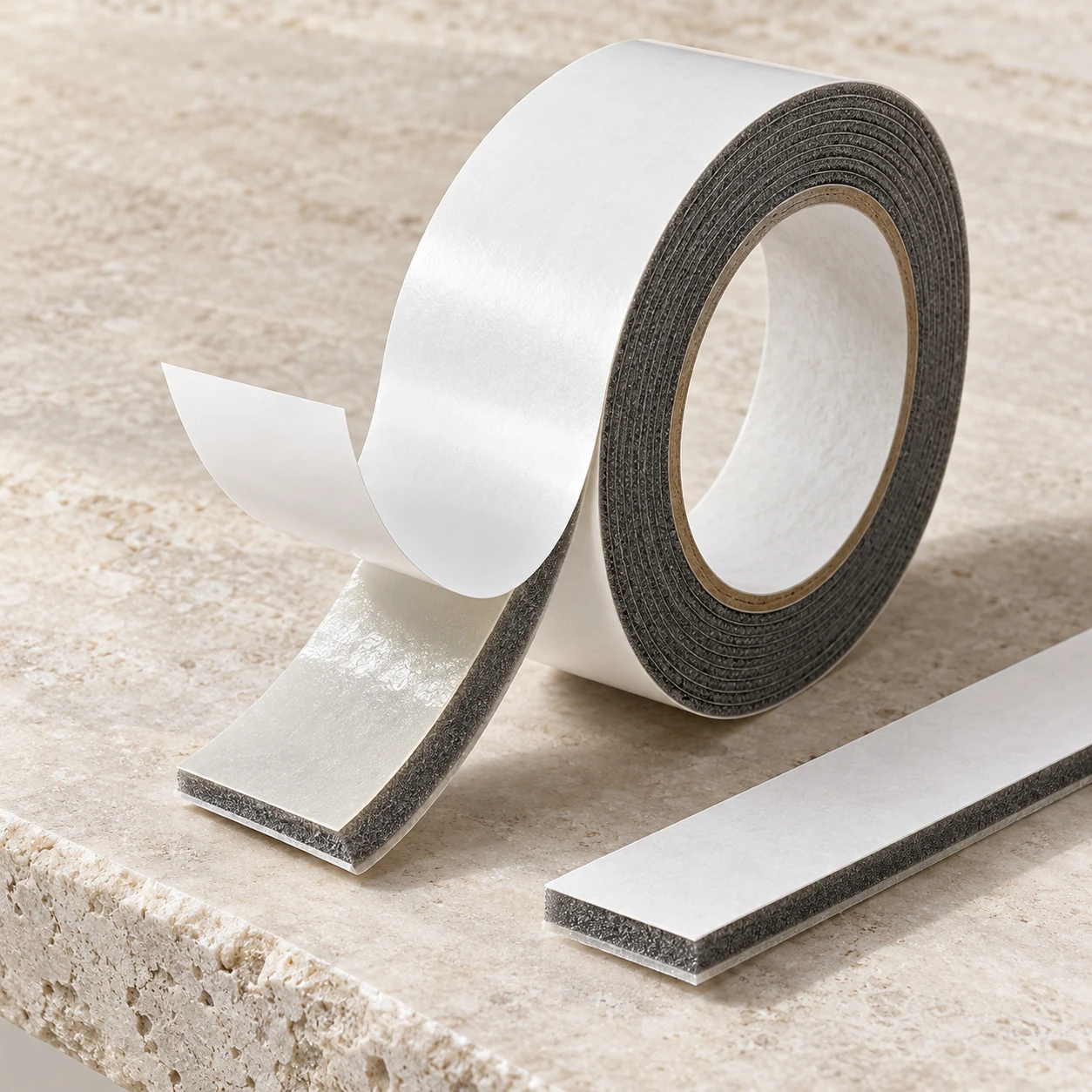 Double-sided installation tape · Double-sided installation tape · Tape construction