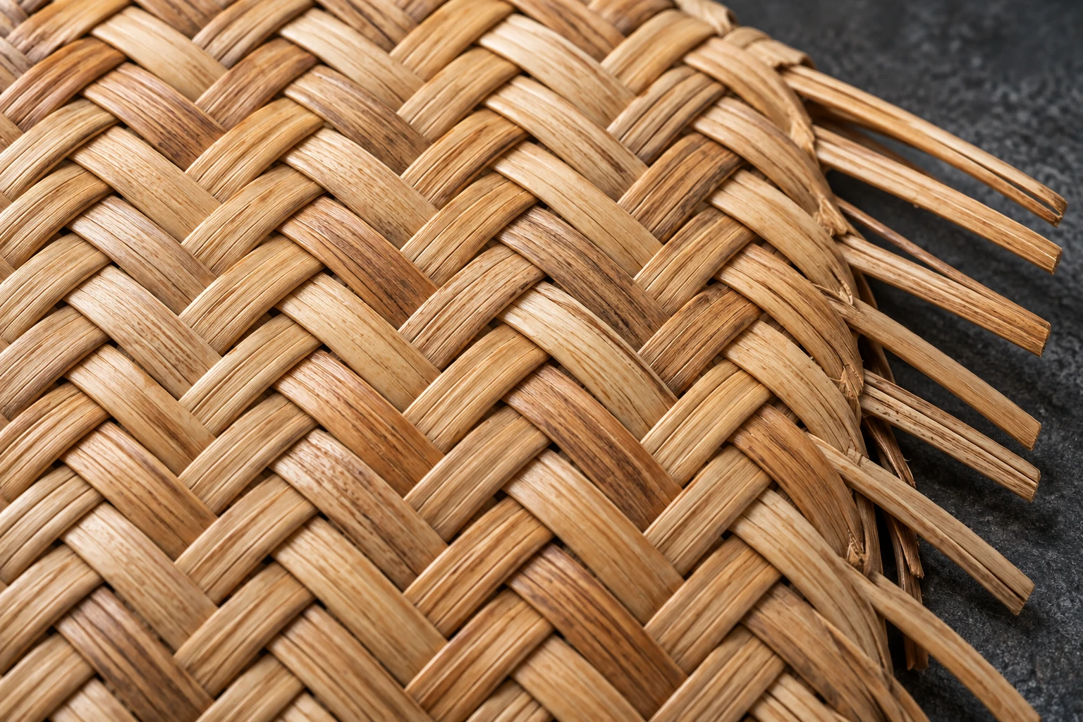 مادة راتان طبيعية منسوجة · dense-weave-macro